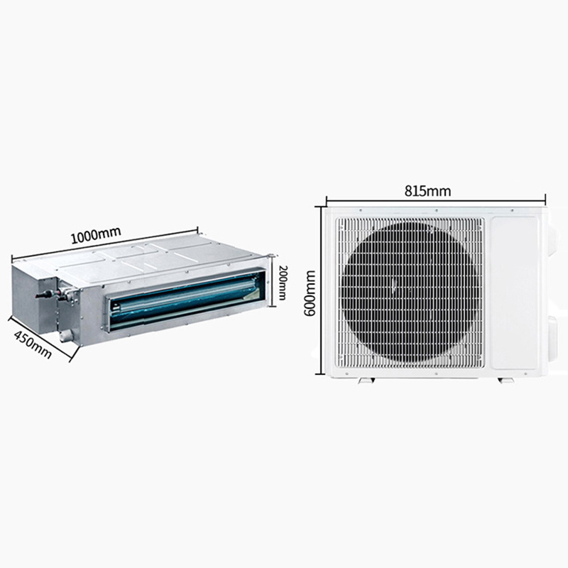 Top Selling Ducted Air Conditioning Air Heat Pump Mini Split Inverter Duct Air Conditioner factory