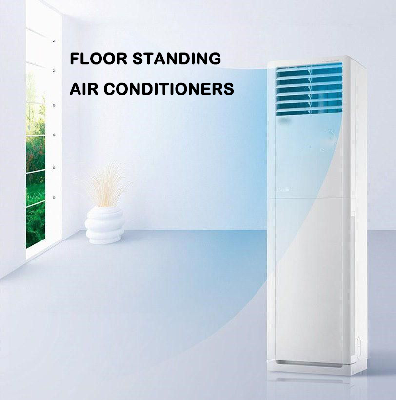 Hot sale 5hp floor standing air conditioner in stock Inverter 36000 btu floor standing air conditioner factory