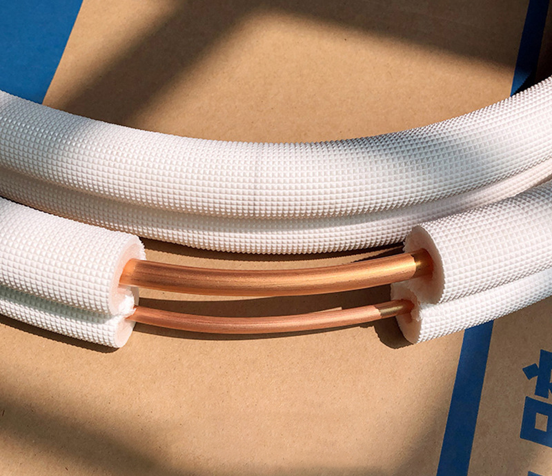 Air Conditioner Parts Refrigerant Tube Insulated Copper Pipe manufacture