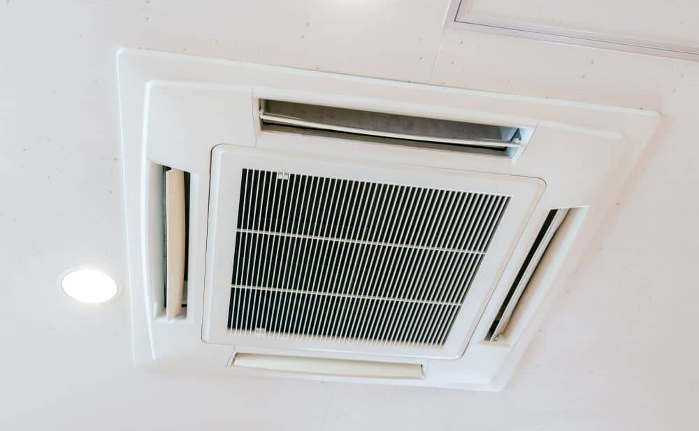 48000 BTU 8-Way Slim Cassette Mini-Split Air Conditioner Heat Pump System Full Set 380V supplier